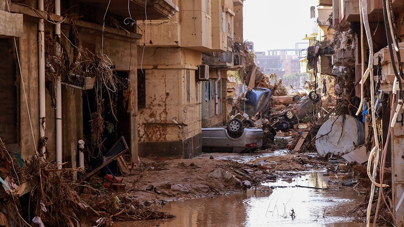 Последствия урагана «Даниэль» в Дерне (Ливия), 11 сентября 2023 года. Фото: AFP/ВИА