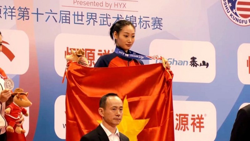 Данг Чан Фыонг Ньи завоевала золотую медаль. Фото: Тренерский штаб