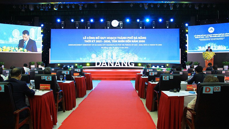 Церемония объявления планирования города Дананга на период 2021-2030 годов с видением до 2050 года.