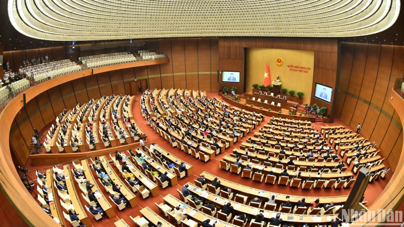 Общий вид заседания 29 ноября. Фото: Данг Кхоа
