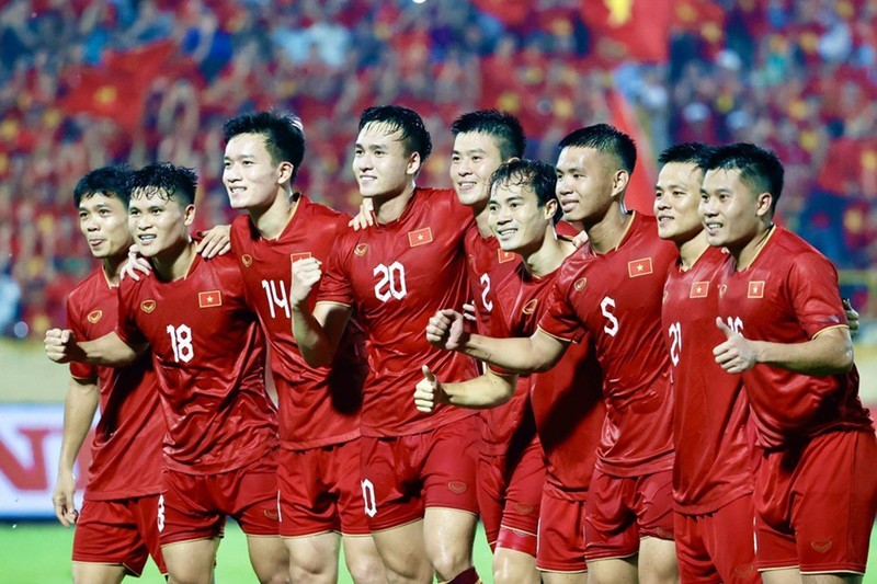 Сборная Вьетнама продолжает занимать лидирующую позицию в Юго-Восточной Азии. Фото: Федерация футбола Вьетнама