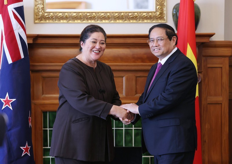 Премьер-министр Вьетнама Фам Минь Тьинь и Генерал-губернатор Новой Зеландии Синди Киро. Фото: ВИА