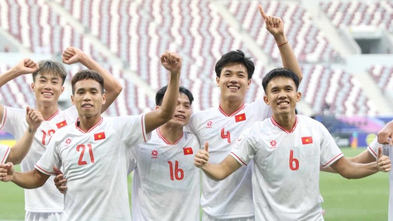 Сборная U23 Вьетнама одержала победу. Фото: Федерация футбола Вьетнама