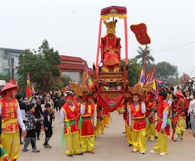 Фестиваль в честь Кинь Зыонг Выонга в провинции Бакнинь. Фото: ВИА
