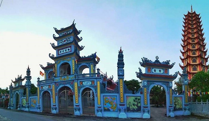 Пагода Тиенхыонг находится в комплексе культурно-исторических памятников в Храмовом комплексе Заи. Фото: phuday.com