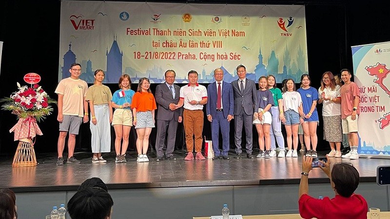 VIII Фестиваль вьетнамских студентов и молодых людей по всей Европе. Фото: baoquocte.vn