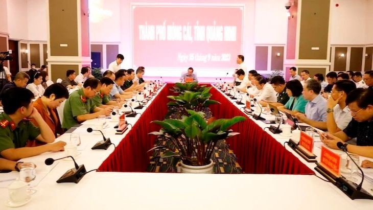 Общий вид рабочей встречи. Фото: Куанг Тхо