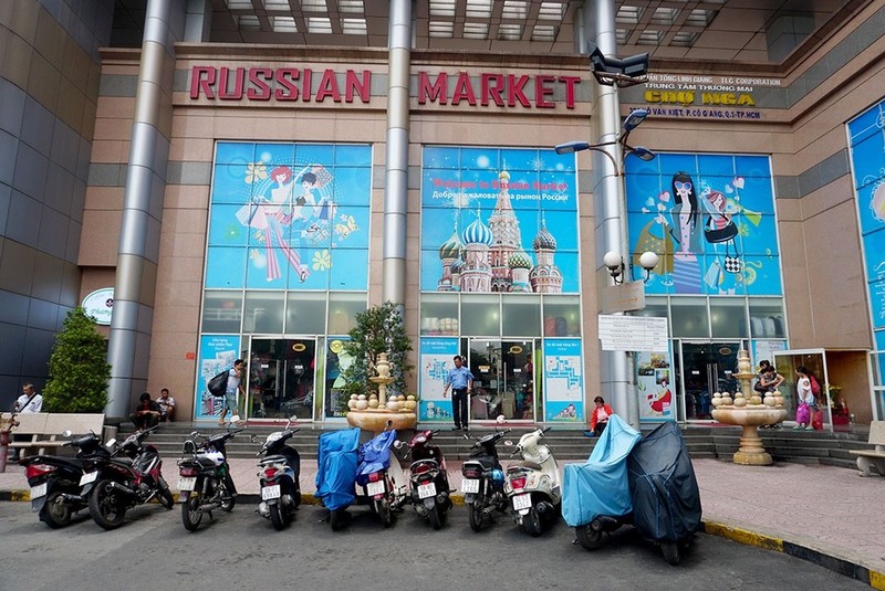 Российский рынок находится в районе 1 города Хошимина. Фото: dantri.com.vn