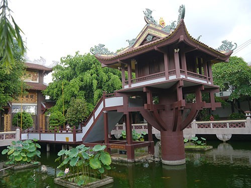 Пагода была построена в основном из железобетона. Фото: plo.vn