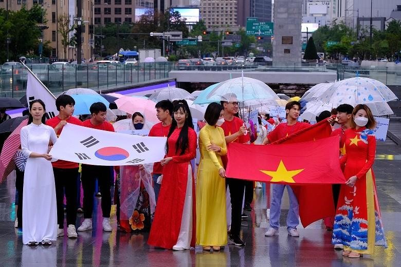 Мероприятие привлекло к участию многих вьетнамских студентов. Фото: Общество вьетнамцев в Южной Корее
