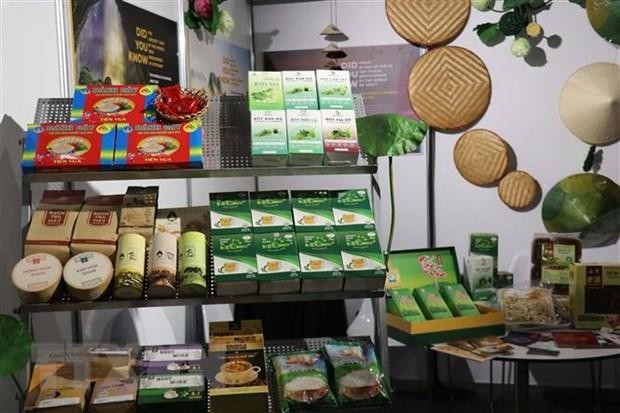 Сельскохозяйственная продукция Вьетнама представлена на выставке. Фото: VNA