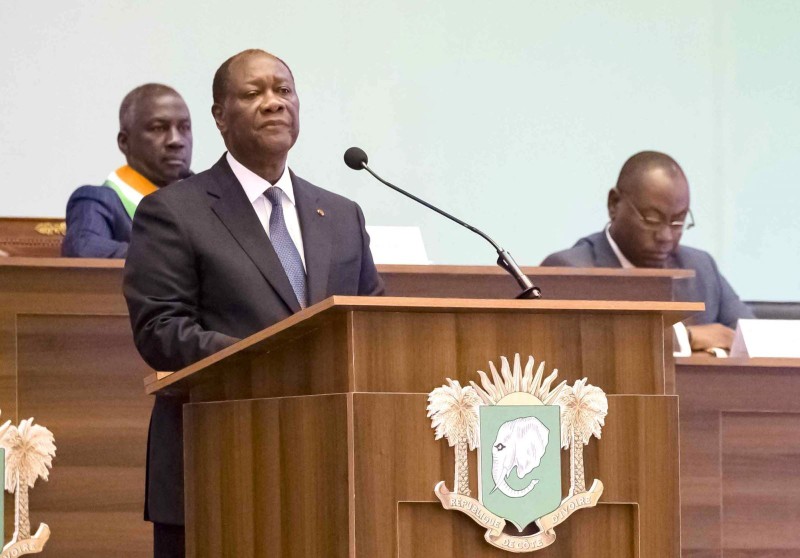 Президент Кот-д'Ивуара Алассан Уаттара. Фото: Синьхуа/ВИА 