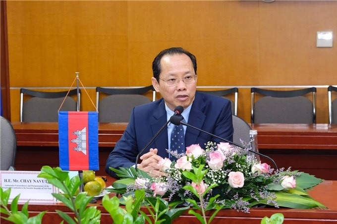 Посол Камбоджи во Вьетнаме Чай Навут. Фото: ca.vietnam.vn