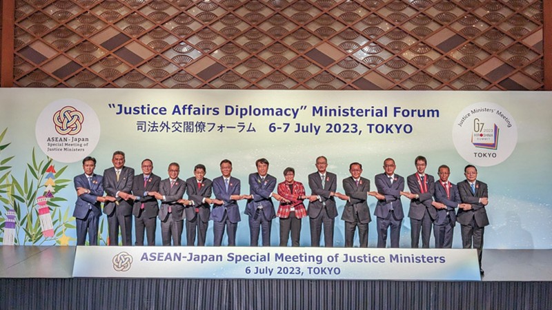 Участники конференции министров юстиции АСЕАН-Япония. Фото: moj.gov.vn