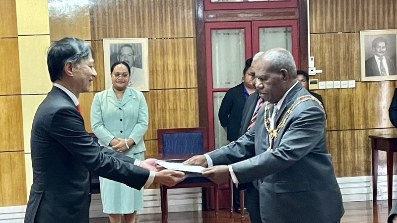 Церемония вручения верительных грамот Генерал-губернатору Папуа-Новой Гвинеи. Фото: ВИА