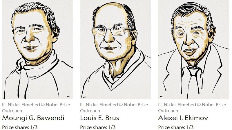 Лауреаты Нобелевской премии по химии в 2023 году.