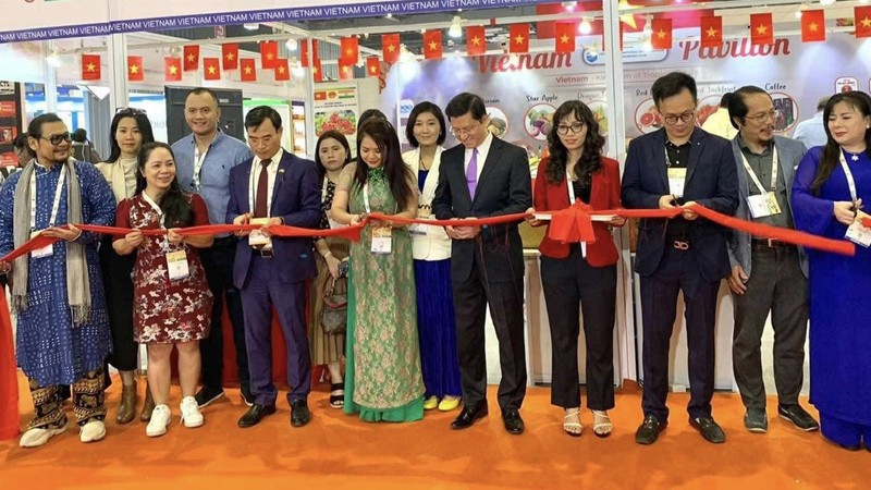 На церемонии открытия павильона Вьетнама. Фото: Торговое представительство Вьетнама в Индии
