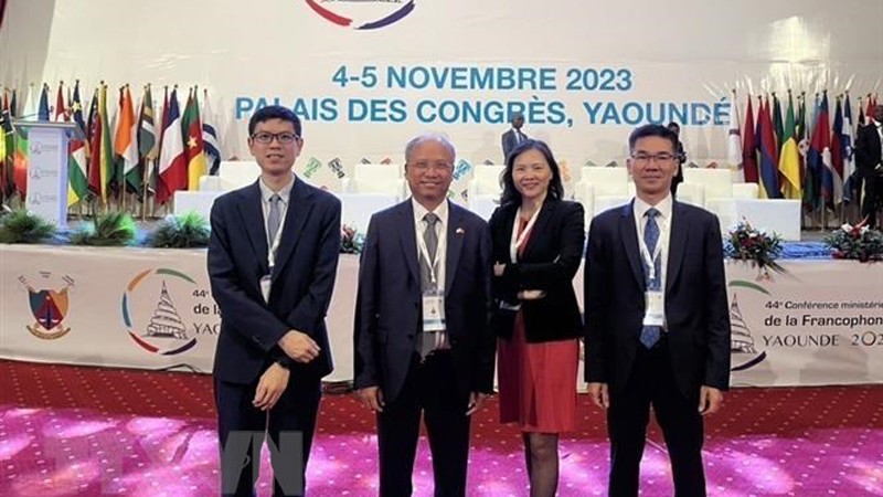 Вьетнамская делегация на конференции. Фото: ВИА