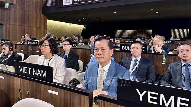 Вьетнамская делегация на 42-й сессии Генеральной конференции ЮНЕСКО. Фото: ВИА