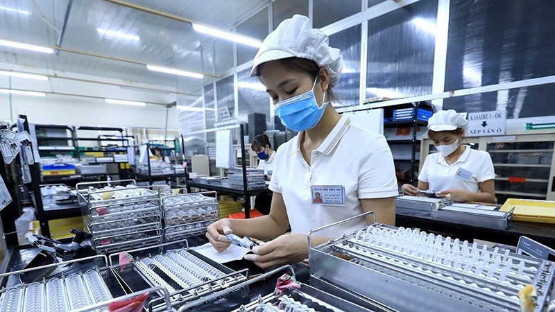 Вьетнам привлек ПИИ в размере 36,6 млрд долларов США в 2023 году. Фото: ВИА