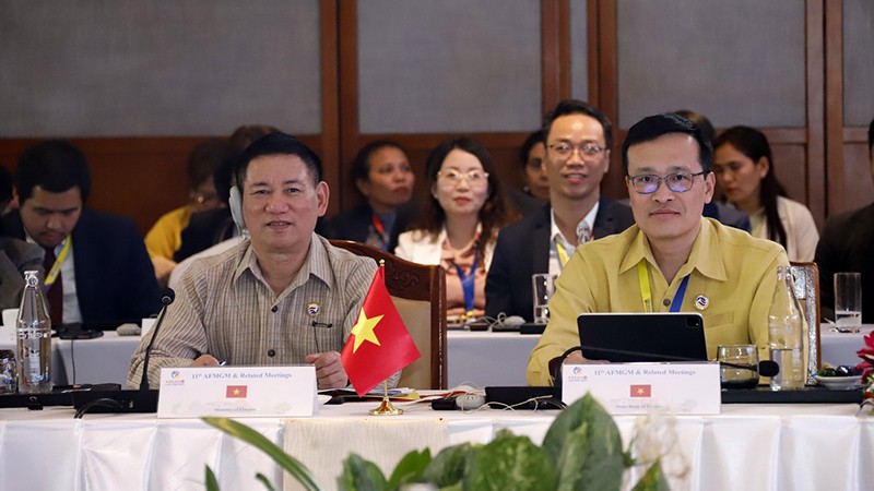 Вьетнамская делегация на совещании. Фото: ВИА