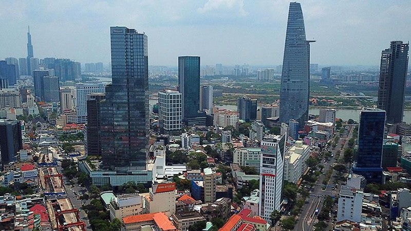 Вид на часть города Хошимина – движущей силы роста восточной части Южного Вьетнама. 