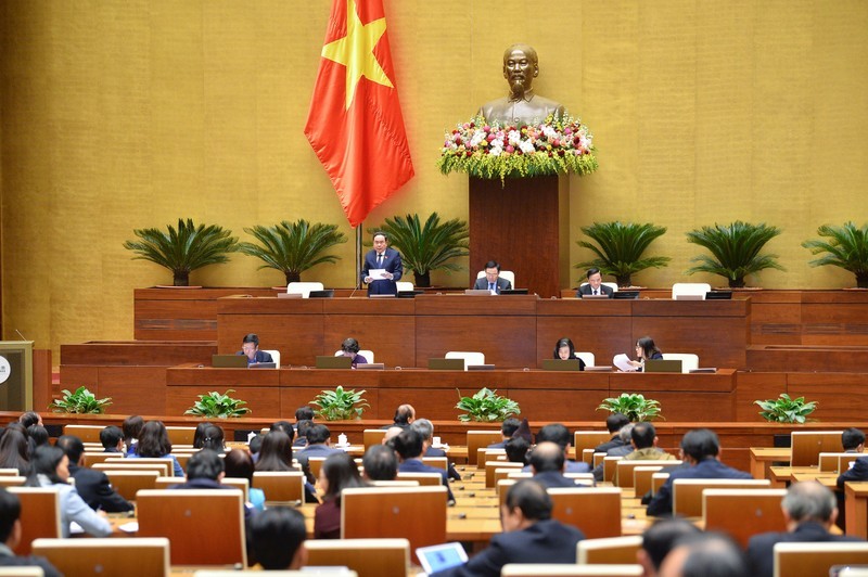 Постоянный зампредседателя НС Чан Тхань Ман председательствовал на заседании во второй половине дня 7 января.