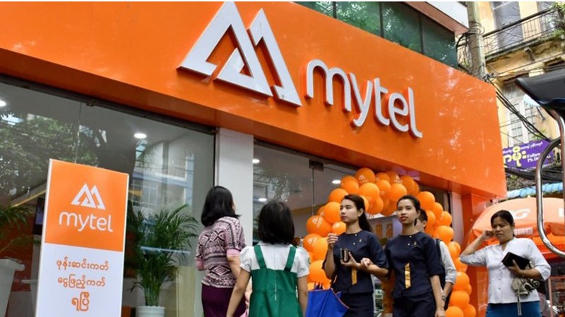 «Mytel» – бренд корпорации «Viettel» в Мьянме. 