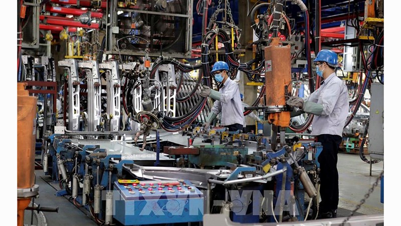 Производство автомобилей на заводе Ford в провинции Хайзыонг. Фото: ВИА