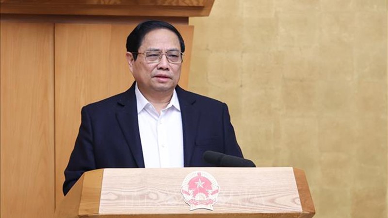 Премьер-министр Фам Минь Тьинь, глава Национального руководящего комитета гражданской обороны. Фото: ВИА