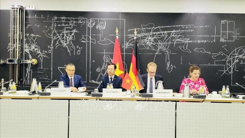 3-e заседание Комитета по научно-техническому сотрудничеству между Министерством науки и технологий Вьетнама и BMBF. Фото: ВИА