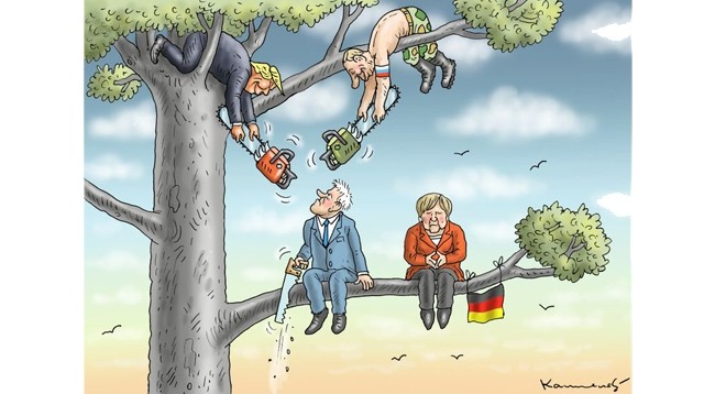 Карикатура Мариана Каменского