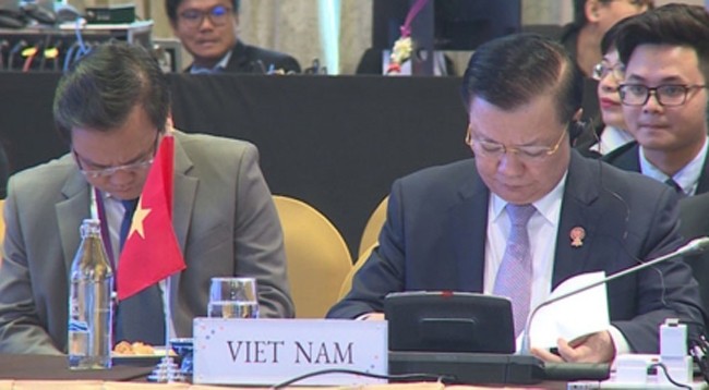 Делегация Вьетнама на конференции. Фото: VOV