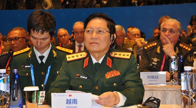 Глава вьетнамской делегации, генерал армии Нго Суан Лить. Фото: VOV 