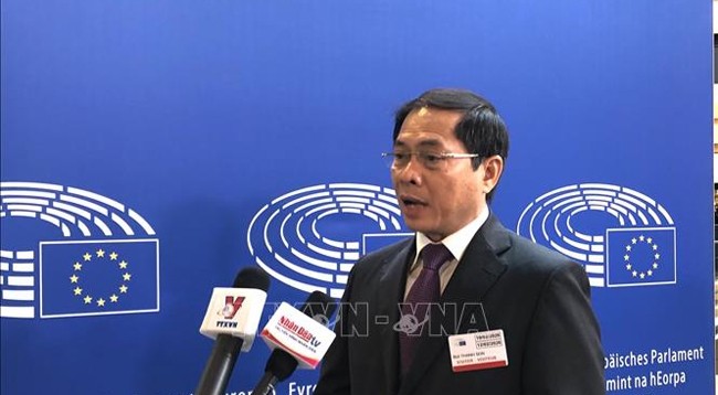 Заместитель министра иностранных дел Вьетнама Буй Тхань Шон. Фото: VNA