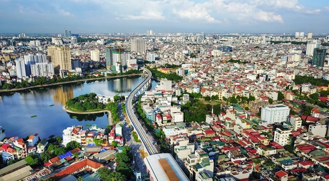 Вид на Ханой с высоты. Фото: news.zing.vn