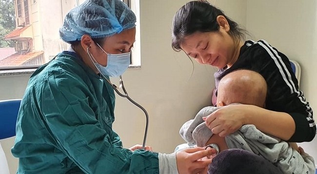 Пациент полностью здоров после пересадки костного мозга.
