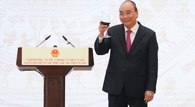 Премьер-министр Нгуен Суан Фук на церемонии. Фото: VGP