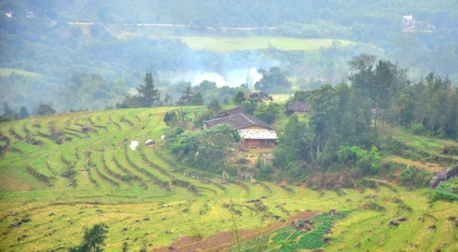 Селение Шонгмоок находится на высоте более 1000 м над уровнем моря. Фото: baoquangninh.com.vn