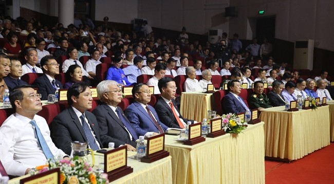 Делегаты на мероприятии. Фото: baohatinh.vn