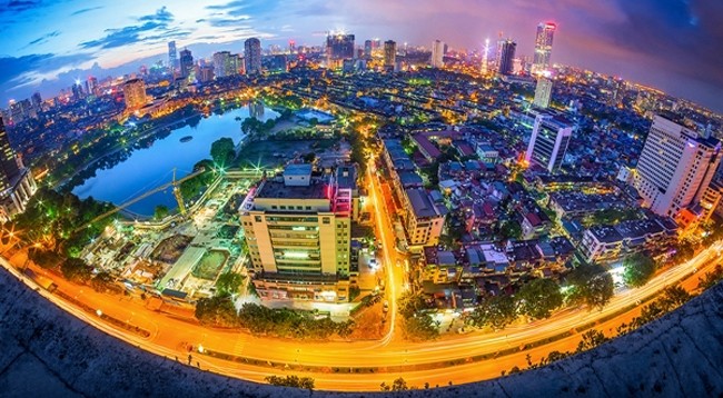 Вид на часть города с высоты. Фото: hanoi.gov.vn