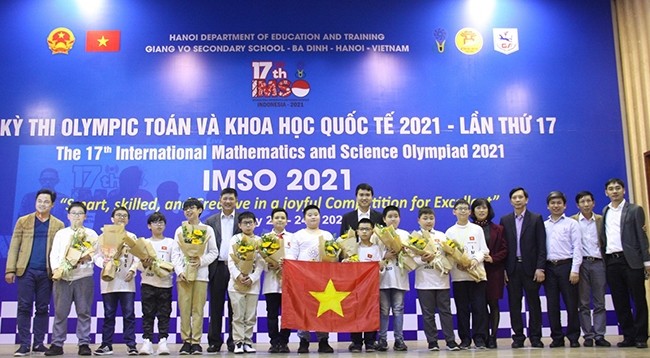 Участники вьетнамской сборной по математике. Фото: vietnamnet.vn