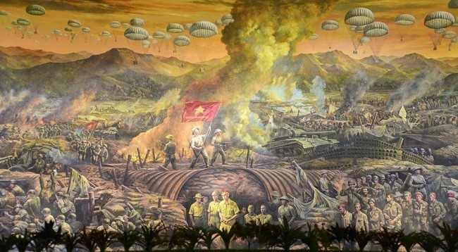 Фрагмент картины-панорамы в Музее Победы под Дьенбьенфу. Фото: VOV