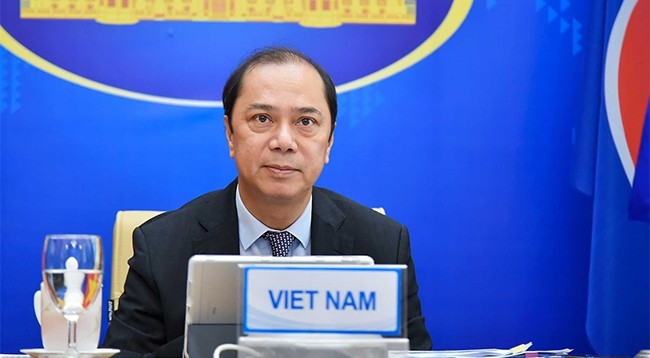 Замминистра иностранных дел Вьетнама, глава делегации СДЛ Вьетнама Нгуен Куок Зунг. Фото: МИД Вьетнама