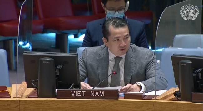 Посол Фам Хай Ань, заместитель главы постоянной миссии Вьетнама при ООН. Фото: VOV