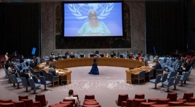 Общий вид прошедшего 7 июля заседания СБ ООН по ситуации в ДРК. Фото: VNA