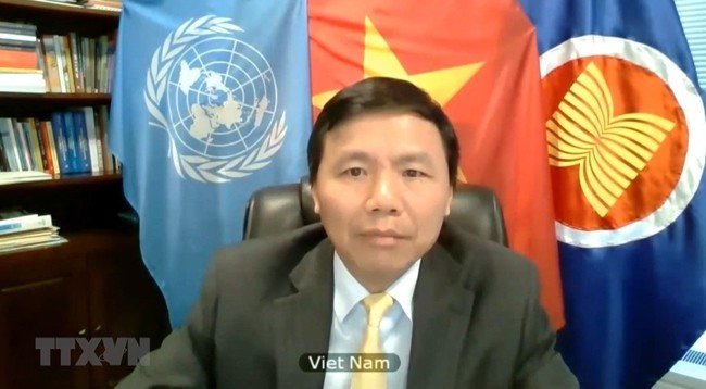 Глава постоянной миссии Вьетнама при ООН, Посол Данг Динь Кюи. Фото: VNA