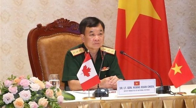 Член Центрального военного комитета, Замминистра обороны Вьетнама, Генерал-полковник Хоанг Суан Тьиен. Фото: VNA