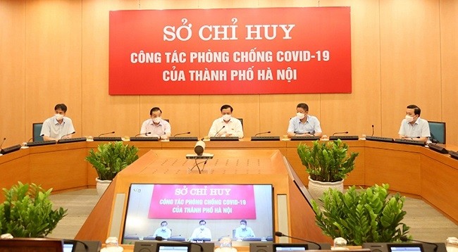 Общий вид встречи на пункте трансляции в Ханое. Фото: Куок Тоан 