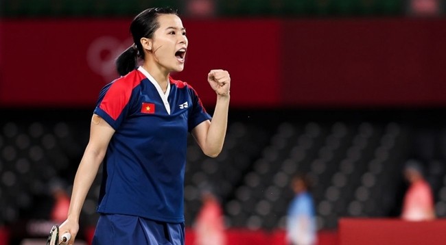 Нгуен Тхюи Линь выиграла два матча в групповом этапе летних Олимпийских игр-2020 в Токио. Фото: Getty Images